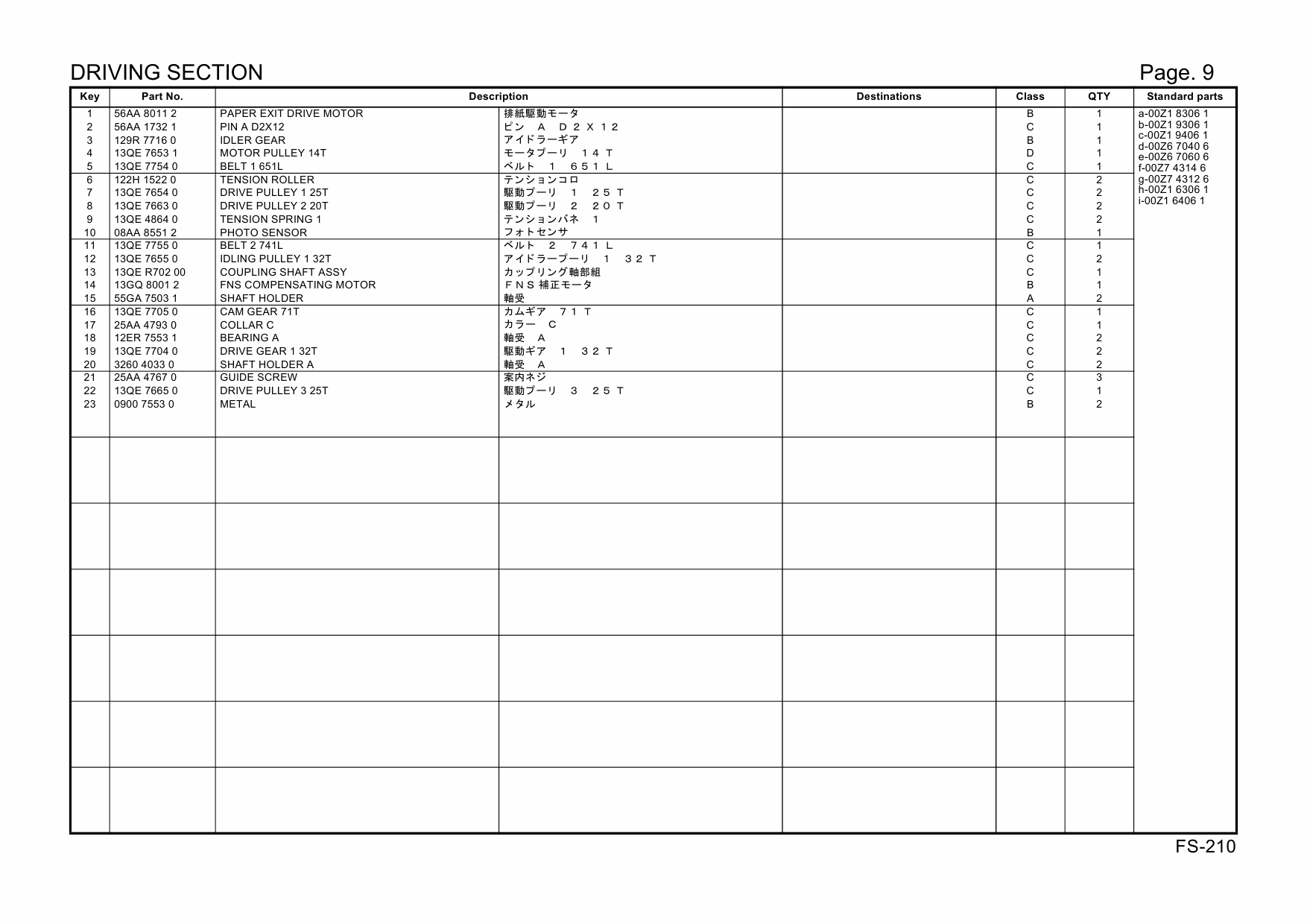 Konica-Minolta Options FS-210 13QJ Parts Manual-4